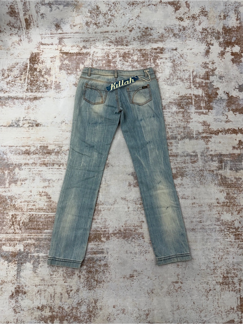 Vintage women’s 00s Y2K KILLAH jeans Tag S – fits ~W32/33 (check measurements)
